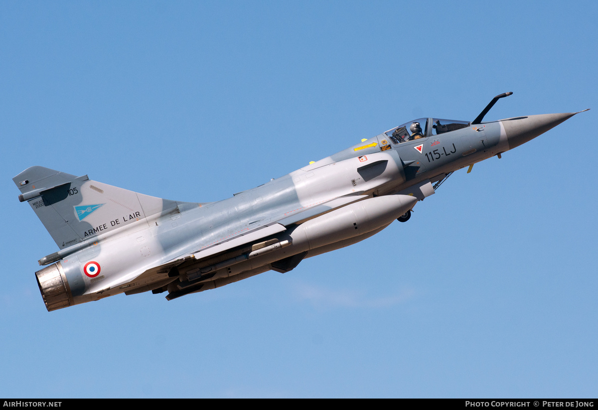 Aircraft Photo of 105 | Dassault Mirage 2000C | France - Air Force | AirHistory.net #276102