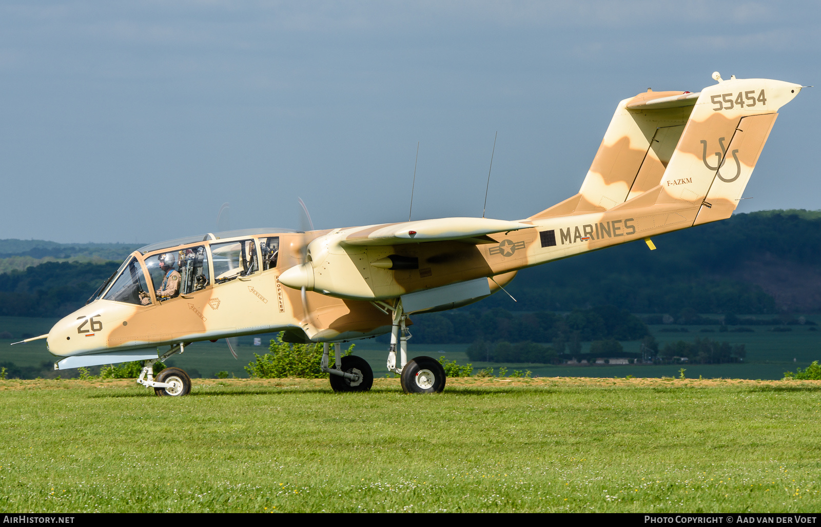Aircraft Photo of F-AZKM / 55454 | North American Rockwell OV-10B Bronco | USA - Marines | AirHistory.net #276103