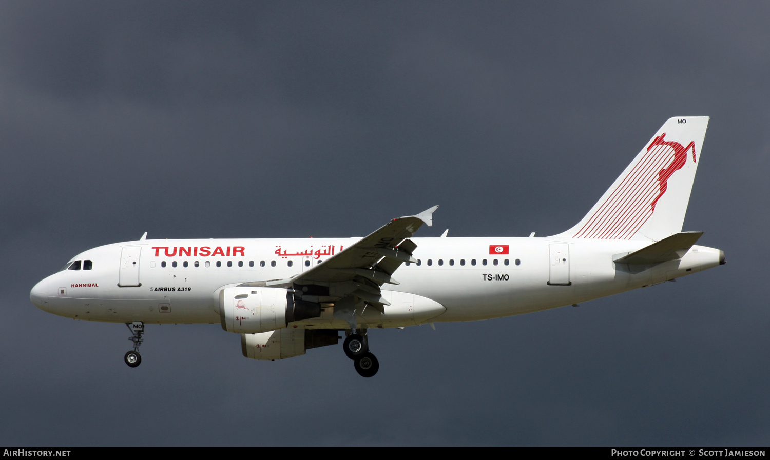 Aircraft Photo of TS-IMO | Airbus A319-114 | Tunisair | AirHistory.net #276105