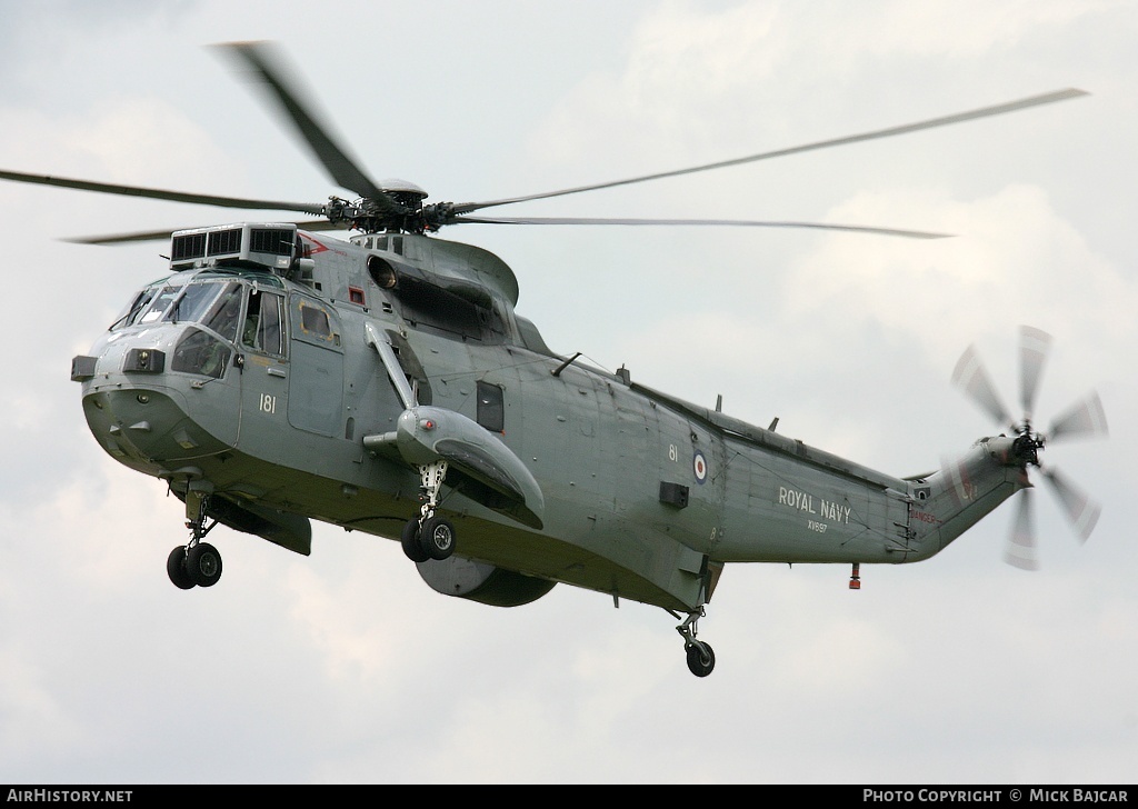 Aircraft Photo of XV697 | Westland WS-61 Sea King ASaC7 | UK - Navy | AirHistory.net #276116