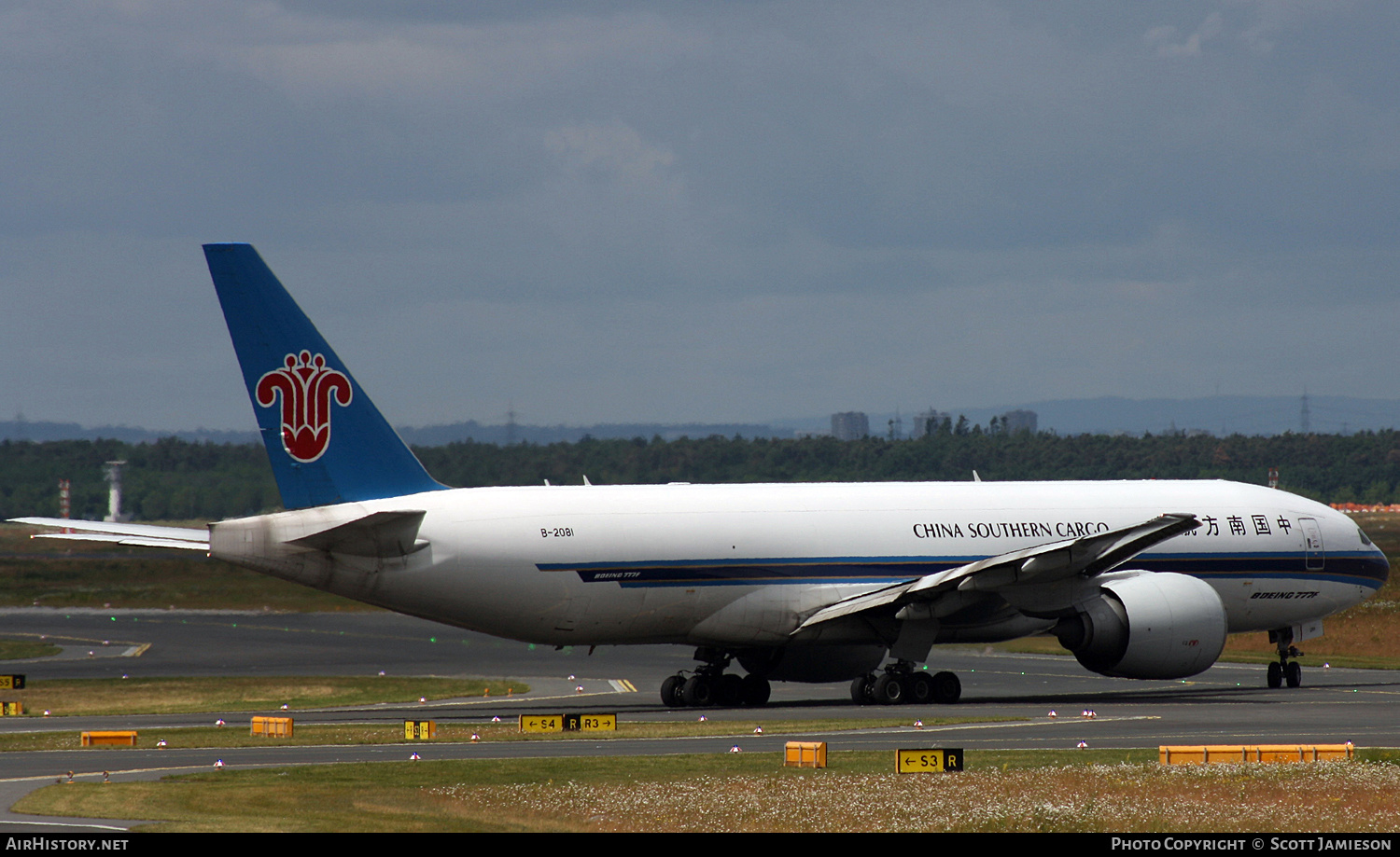 Aircraft Photo of B-2081 | Boeing 777-F1B | China Southern Airlines Cargo | AirHistory.net #276131