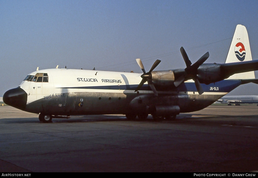 Aircraft Photo of J6-SLO | Lockheed L-100-20 Hercules (382E) | St. Lucia Airways | AirHistory.net #276134