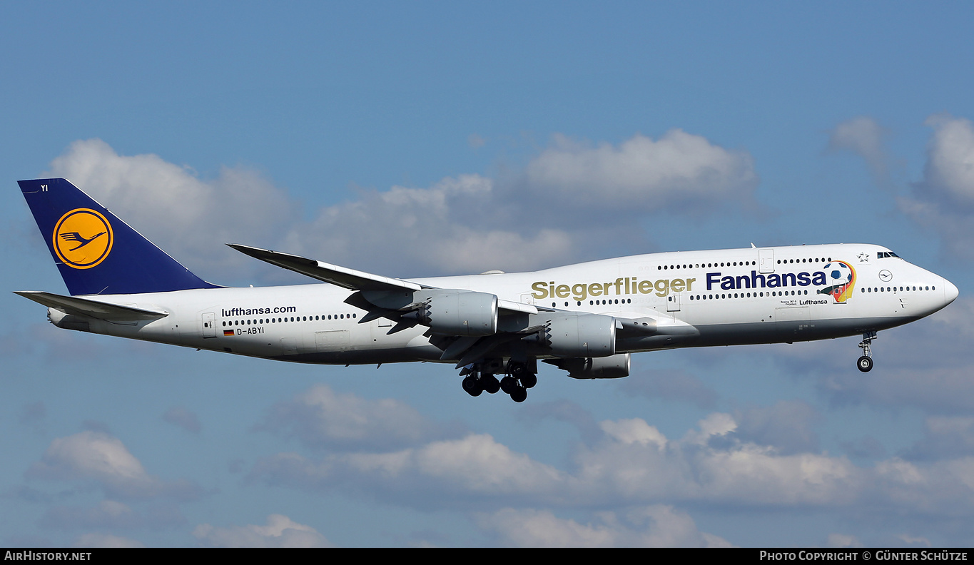 Aircraft Photo of D-ABYI | Boeing 747-830 | Lufthansa | AirHistory.net #276140