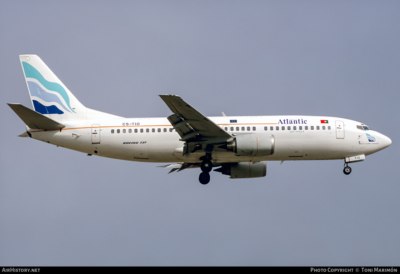 Aircraft Photo of CS-TIO | Boeing 737-33A | Euro Atlantic Airways | AirHistory.net #276141