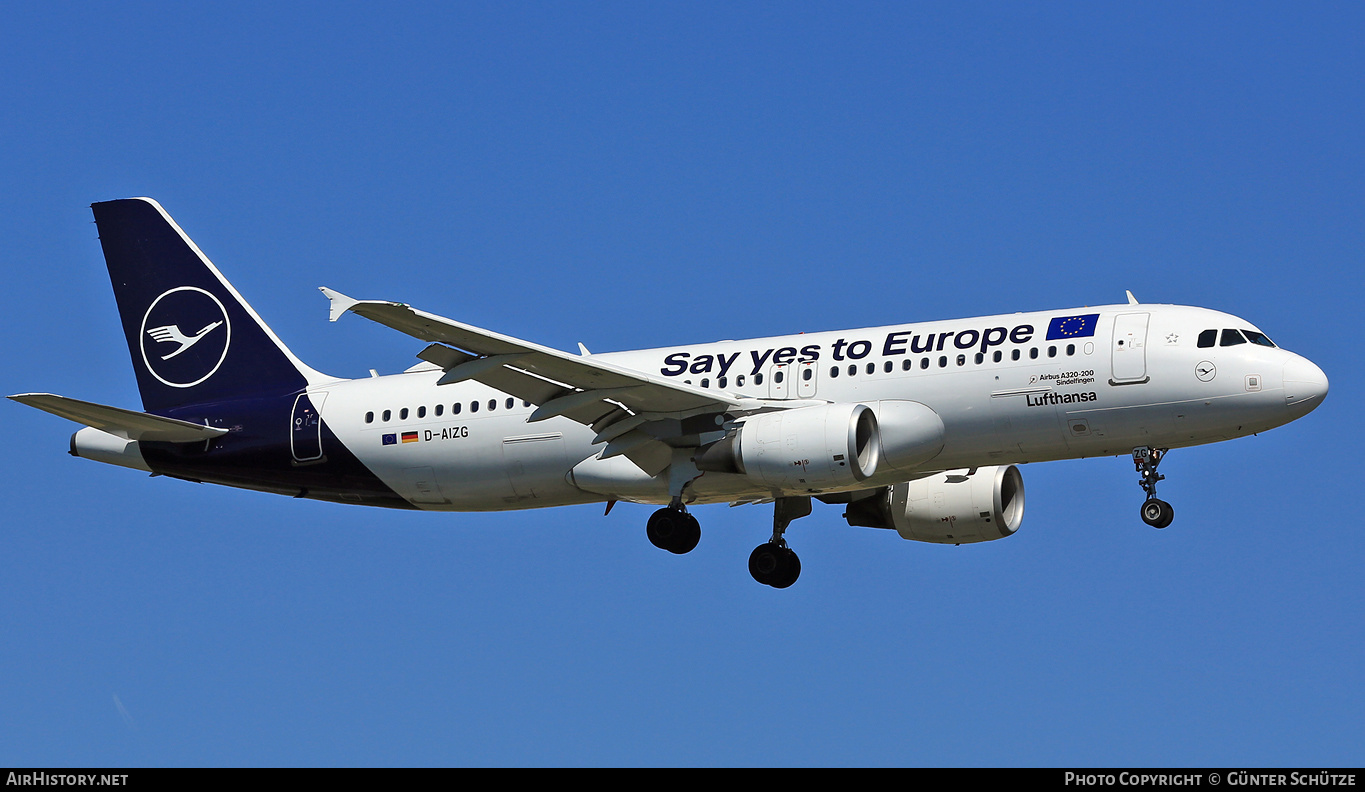 Aircraft Photo of D-AIZG | Airbus A320-214 | Lufthansa | AirHistory.net #276148