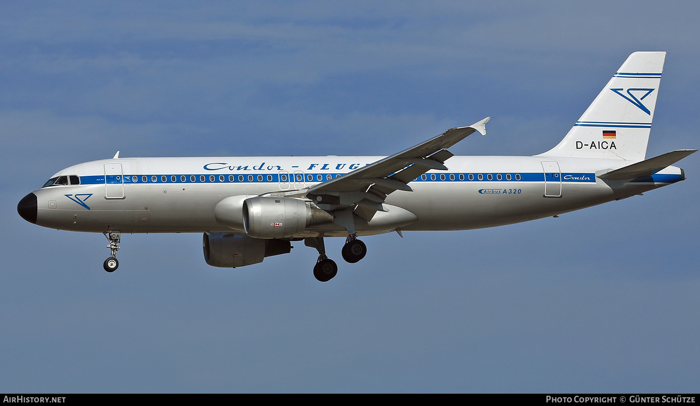 Aircraft Photo of D-AICA | Airbus A320-212 | Condor Flugdienst | AirHistory.net #276173