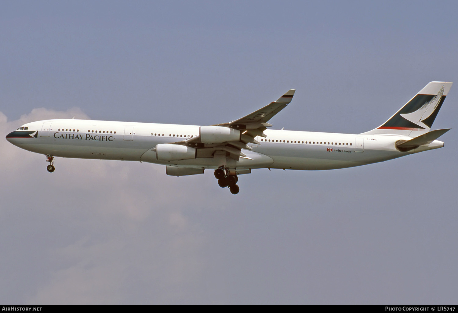 Aircraft Photo of B-HMX | Airbus A340-313X | Cathay Pacific Airways | AirHistory.net #276216