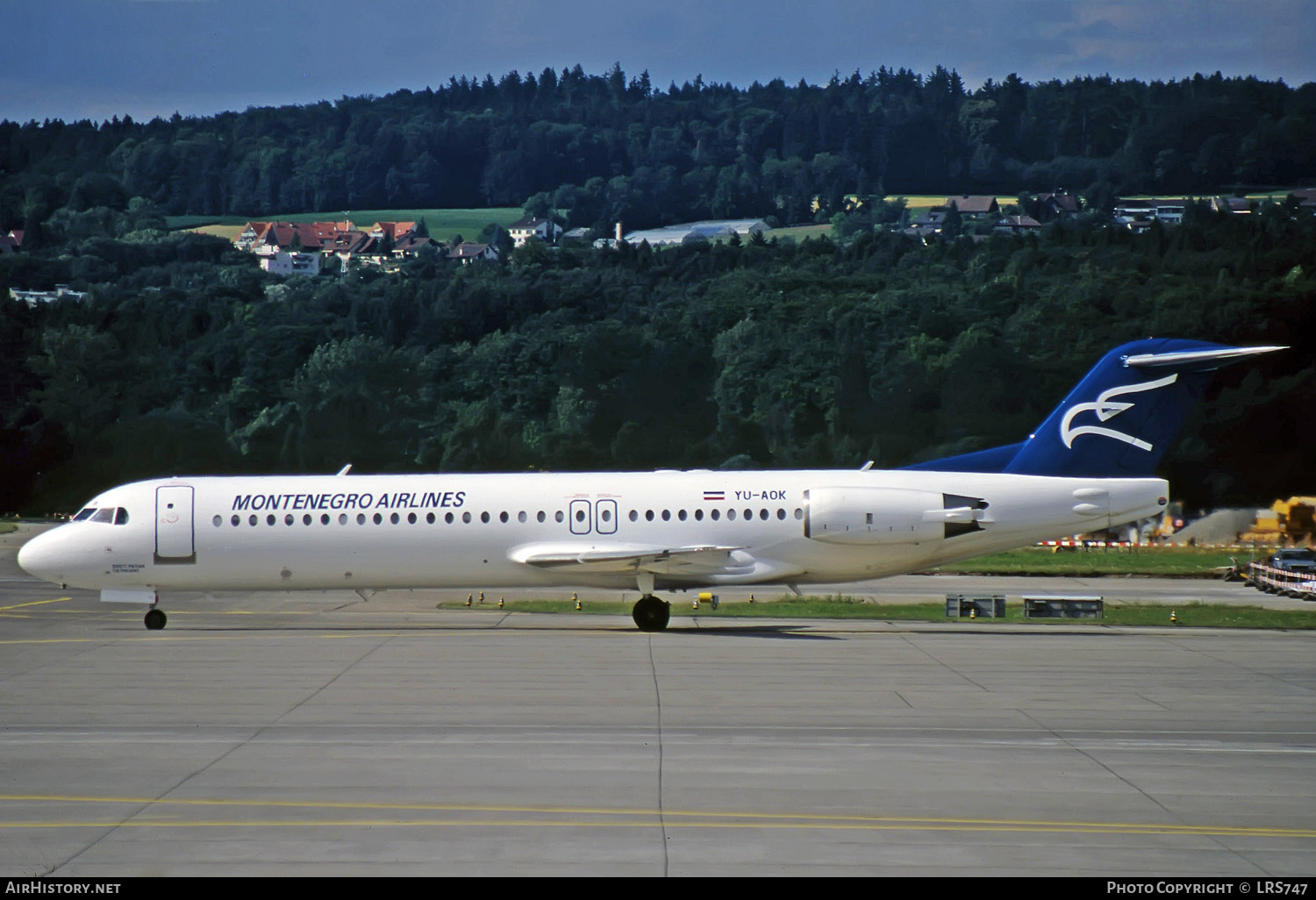 Aircraft Photo of YU-AOK | Fokker 100 (F28-0100) | Montenegro Airlines | AirHistory.net #276229
