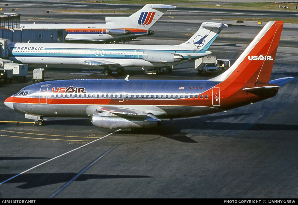 Aircraft Photo of N318AU | Boeing 737-2B7/Adv | USAir | AirHistory.net #276261