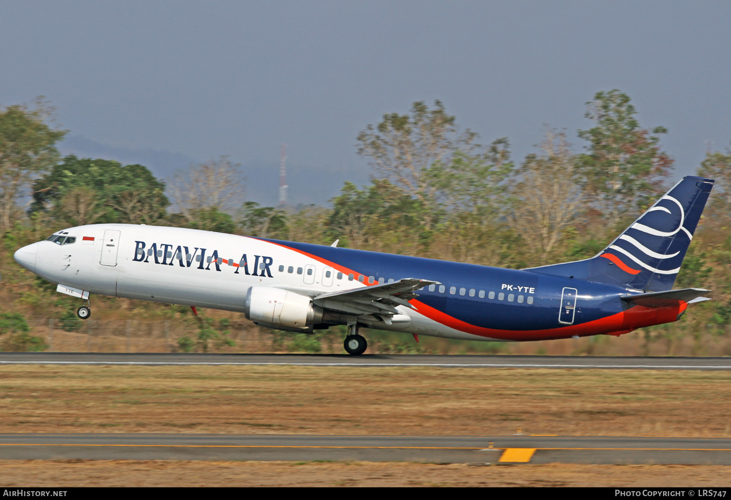 Aircraft Photo of PK-YTE | Boeing 737-405 | Batavia Air | AirHistory.net #276276