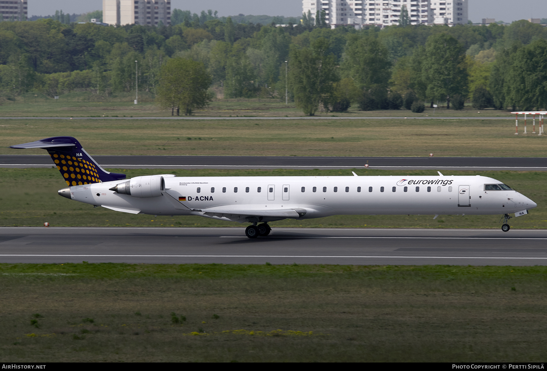 Aircraft Photo of D-ACNA | Bombardier CRJ-900LR (CL-600-2D24) | Eurowings | AirHistory.net #276285