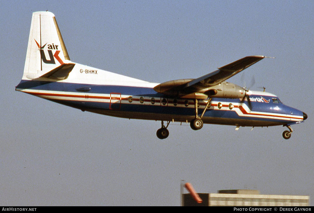 Aircraft Photo of G-BHMX | Fokker F27-200 Friendship | Air UK | AirHistory.net #276316