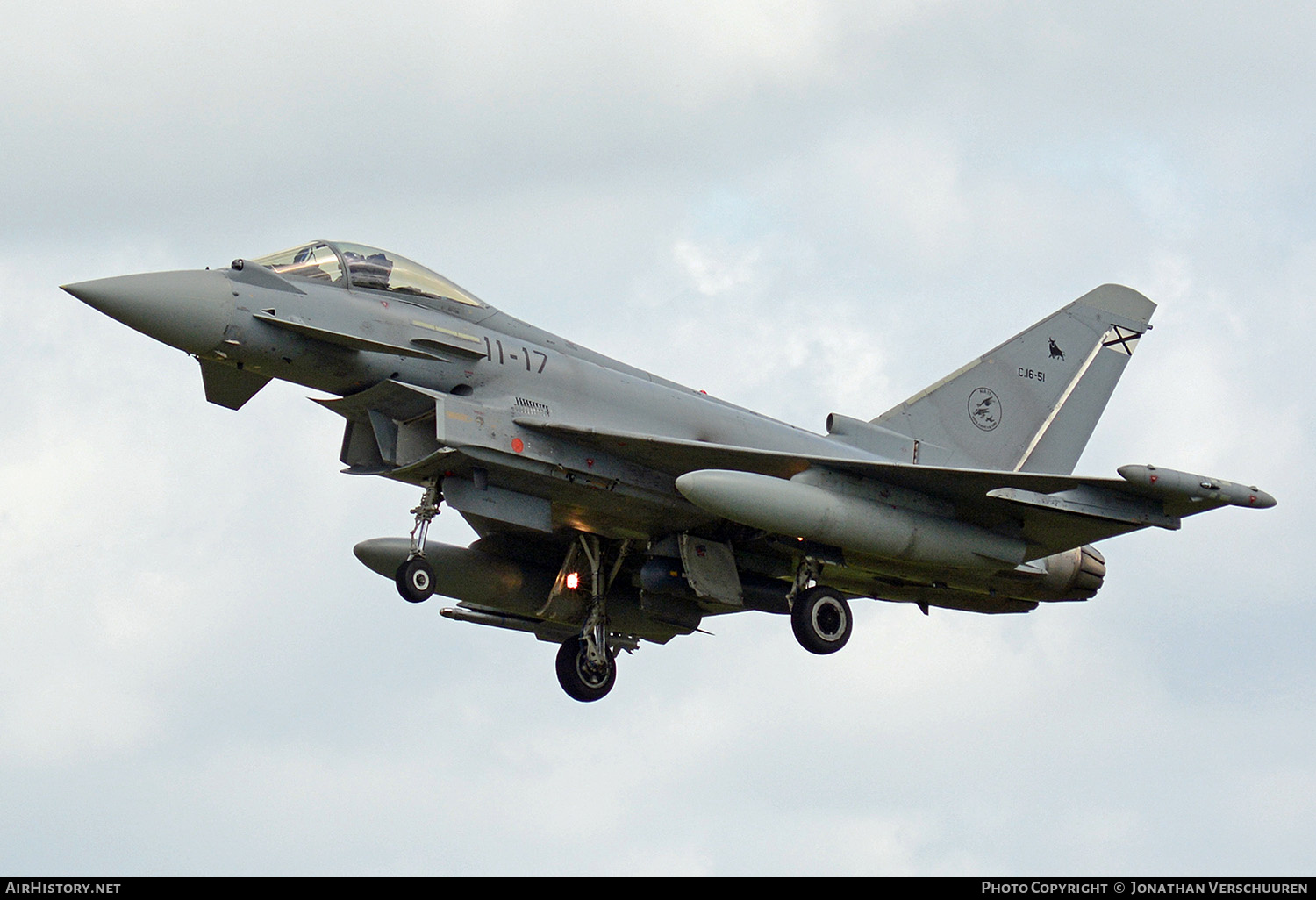 Aircraft Photo of C16-51 | Eurofighter EF-2000 Typhoon S | Spain - Air Force | AirHistory.net #276410