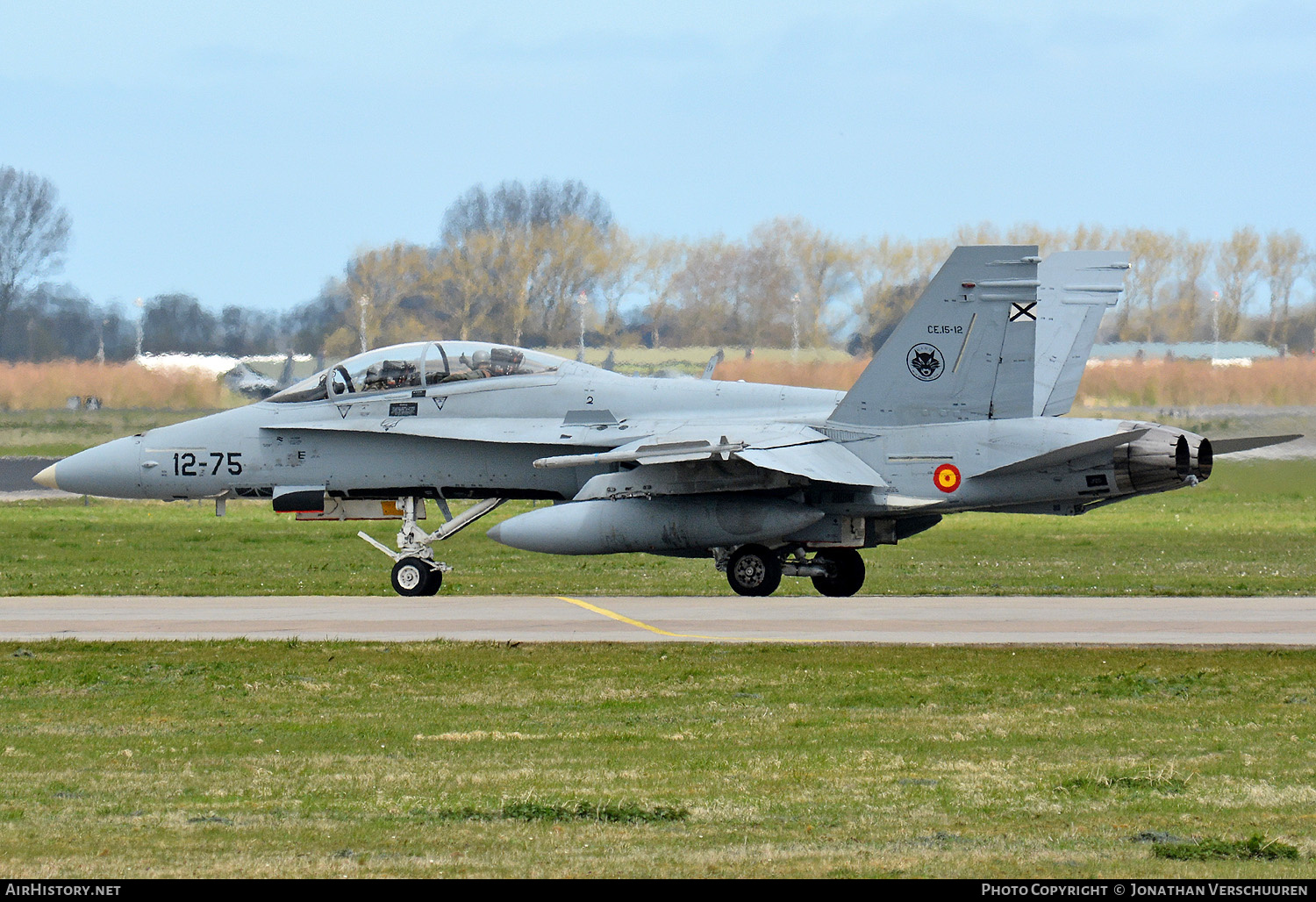 Aircraft Photo of CE15-12 | McDonnell Douglas EF-18BM Hornet | Spain - Air Force | AirHistory.net #276425