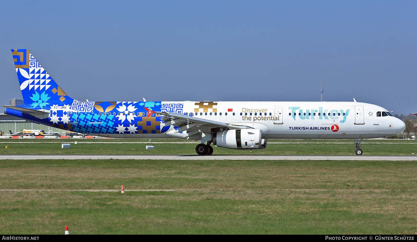 Aircraft Photo of TC-JRG | Airbus A321-231 | Turkish Airlines | AirHistory.net #276442