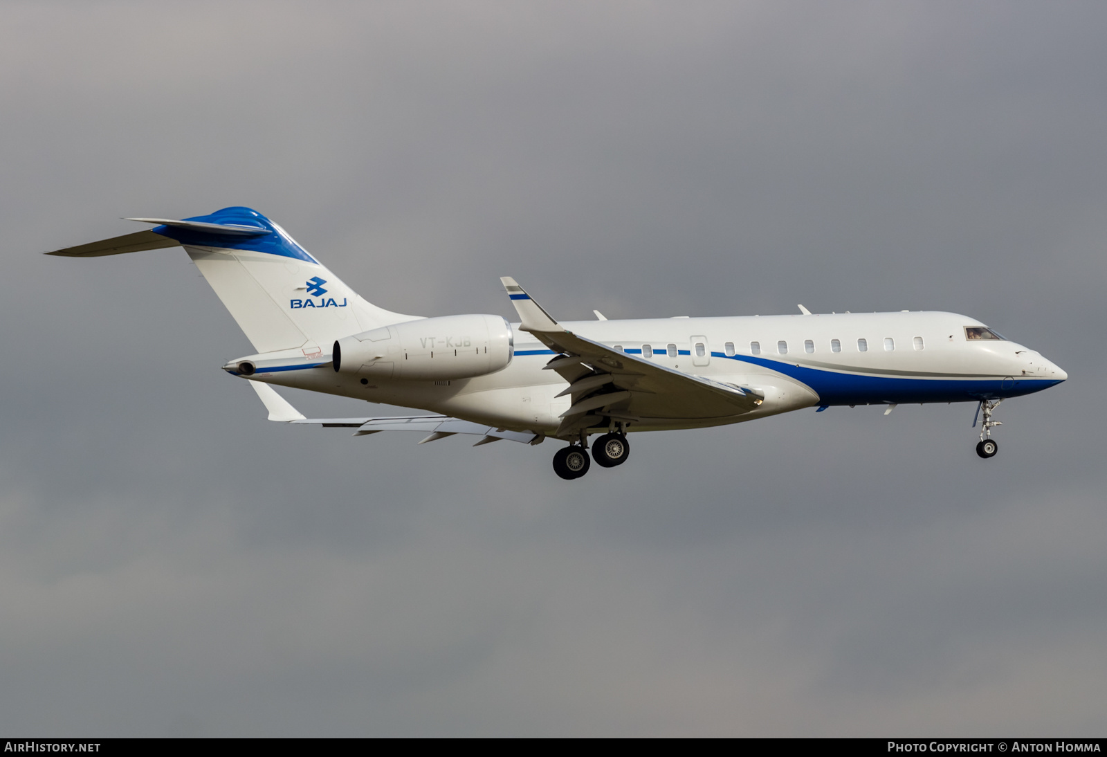 Aircraft Photo of VT-KJB | Bombardier Global 5000 (BD-700-1A11) | Bajaj Auto | AirHistory.net #276453