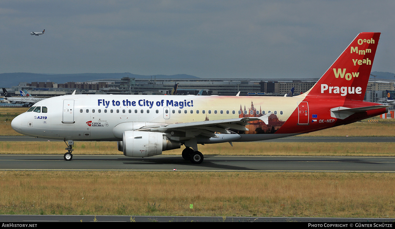 Aircraft Photo of OK-NEP | Airbus A319-112 | ČSA - Czech Airlines | AirHistory.net #276470