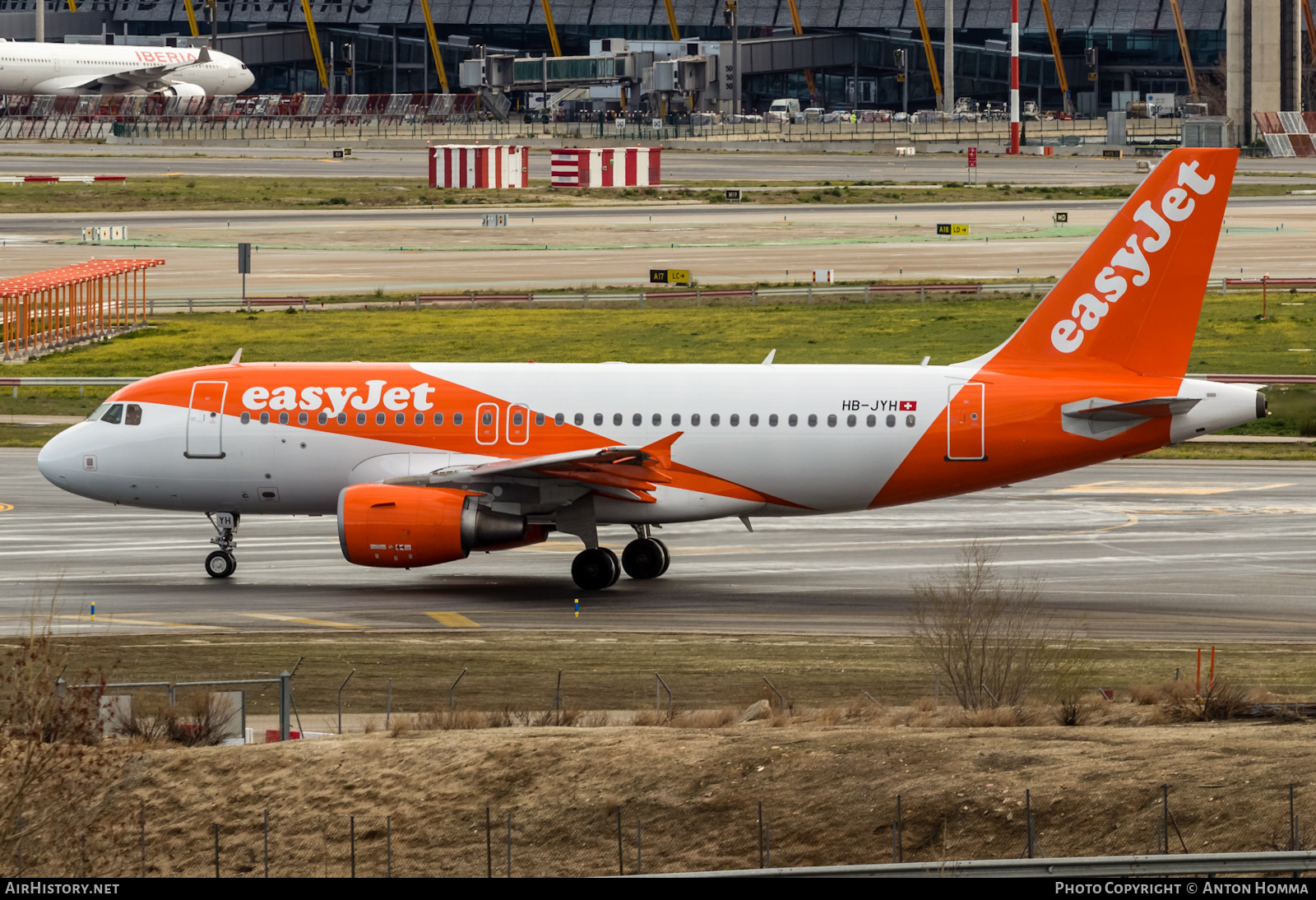 Aircraft Photo of HB-JYH | Airbus A319-111 | EasyJet | AirHistory.net #276471