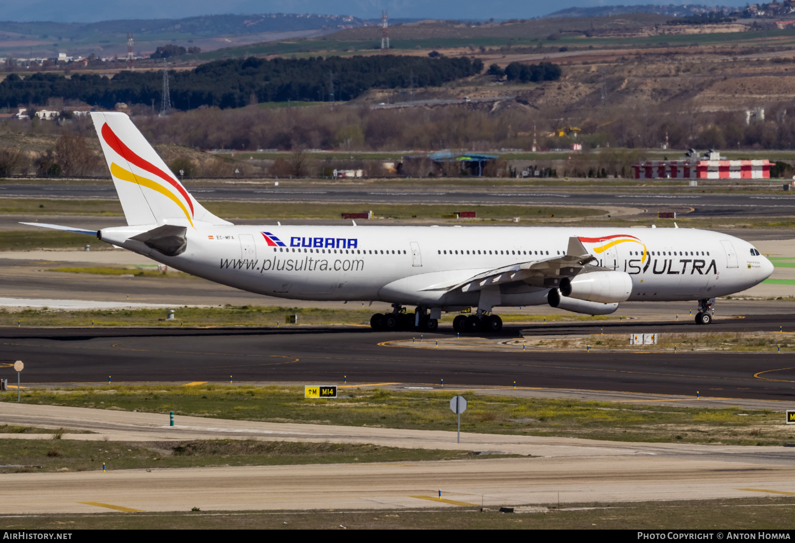 Aircraft Photo of EC-MFA | Airbus A340-313X | Plus Ultra Líneas Aéreas | AirHistory.net #276485