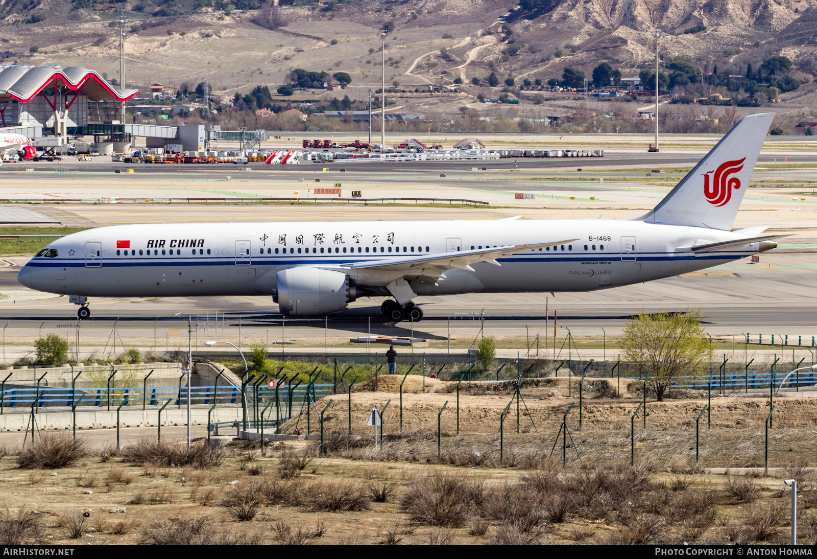 Aircraft Photo of B-1468 | Boeing 787-9 Dreamliner | Air China | AirHistory.net #276487