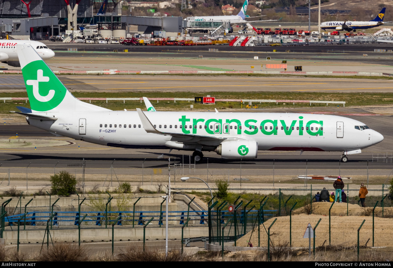 Aircraft Photo of F-GZHY | Boeing 737-8K2 | Transavia | AirHistory.net #276500