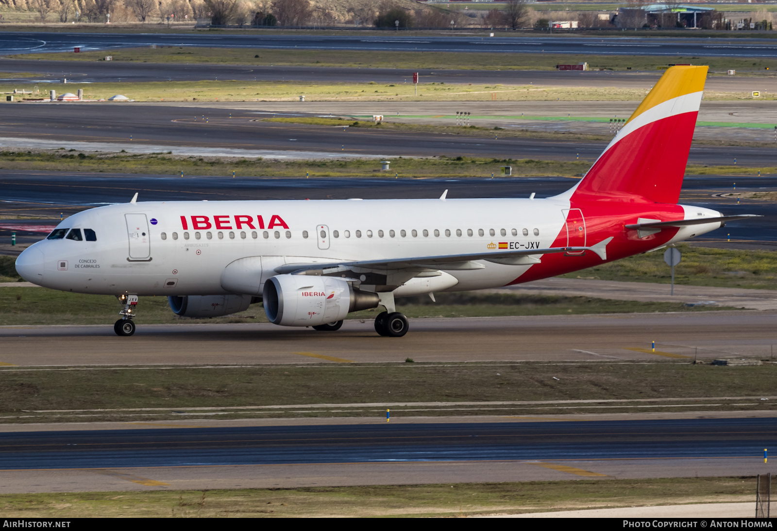 Aircraft Photo of EC-JXV | Airbus A319-111 | Iberia | AirHistory.net #276542