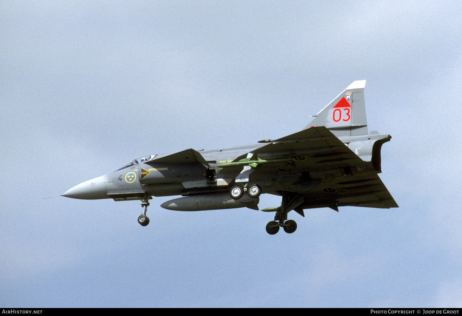 Aircraft Photo of 37446 | Saab JA37C Viggen | Sweden - Air Force | AirHistory.net #276571