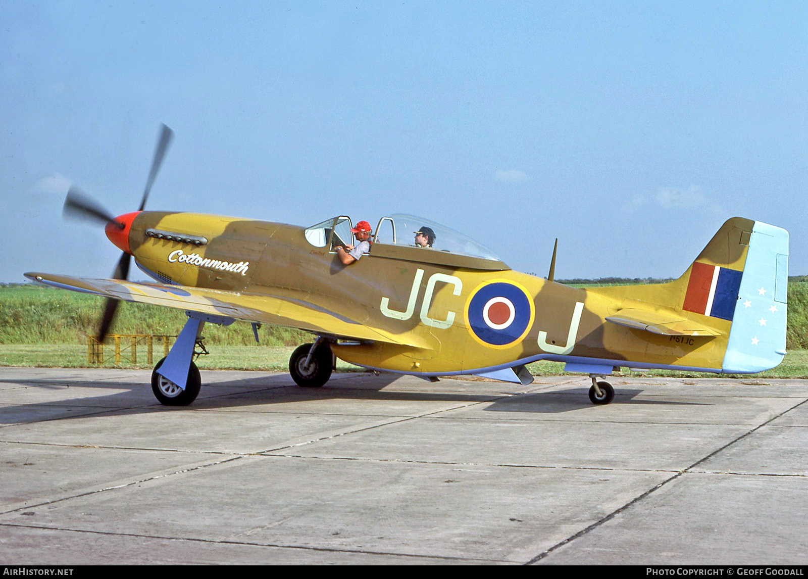 Aircraft Photo of N51JC | North American P-51D Mustang | Australia - Air Force | AirHistory.net #276574