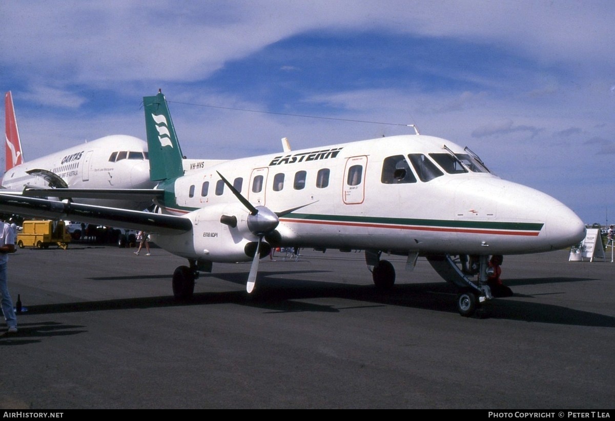 Aircraft Photo of VH-HVS | Embraer EMB-110P1 Bandeirante | Eastern Australia Airlines | AirHistory.net #276579