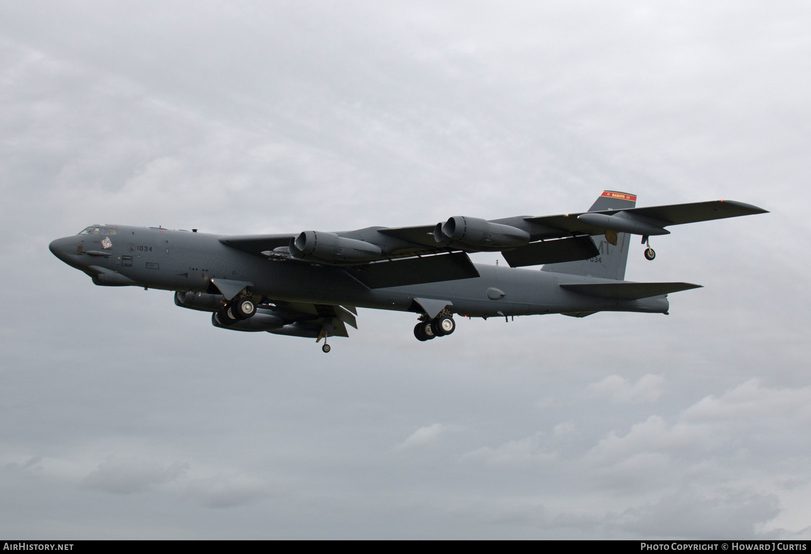 Aircraft Photo of 61-0034 / AF61-034 | Boeing B-52H Stratofortress | USA - Air Force | AirHistory.net #276593