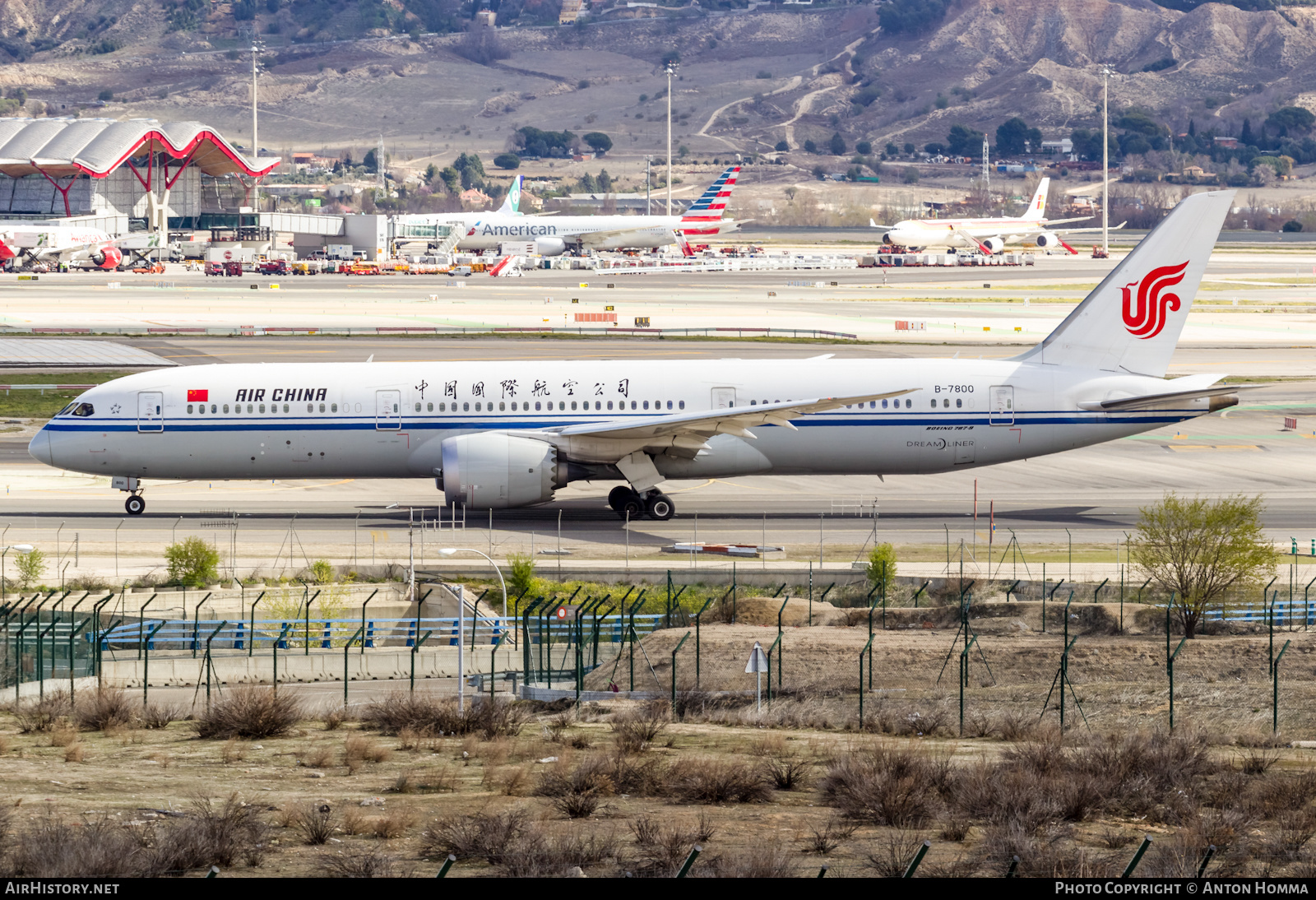 Aircraft Photo of B-7800 | Boeing 787-9 Dreamliner | Air China | AirHistory.net #276601