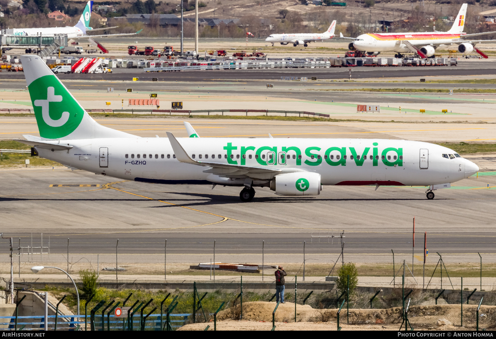 Aircraft Photo of F-GZHQ | Boeing 737-8K2 | Transavia | AirHistory.net #276604