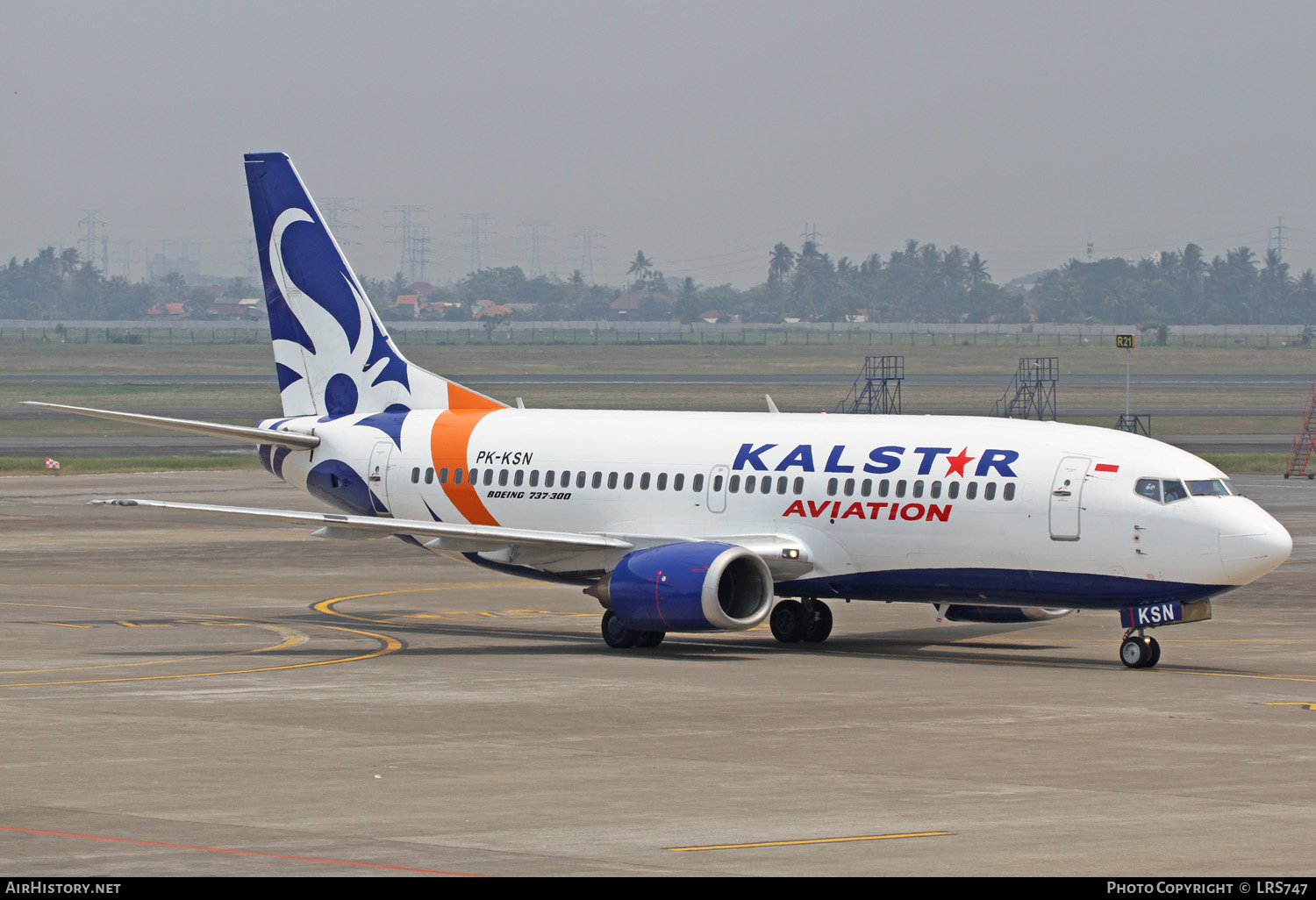 Aircraft Photo of PK-KSN | Boeing 737-3M8 | KalStar Aviation | AirHistory.net #276673