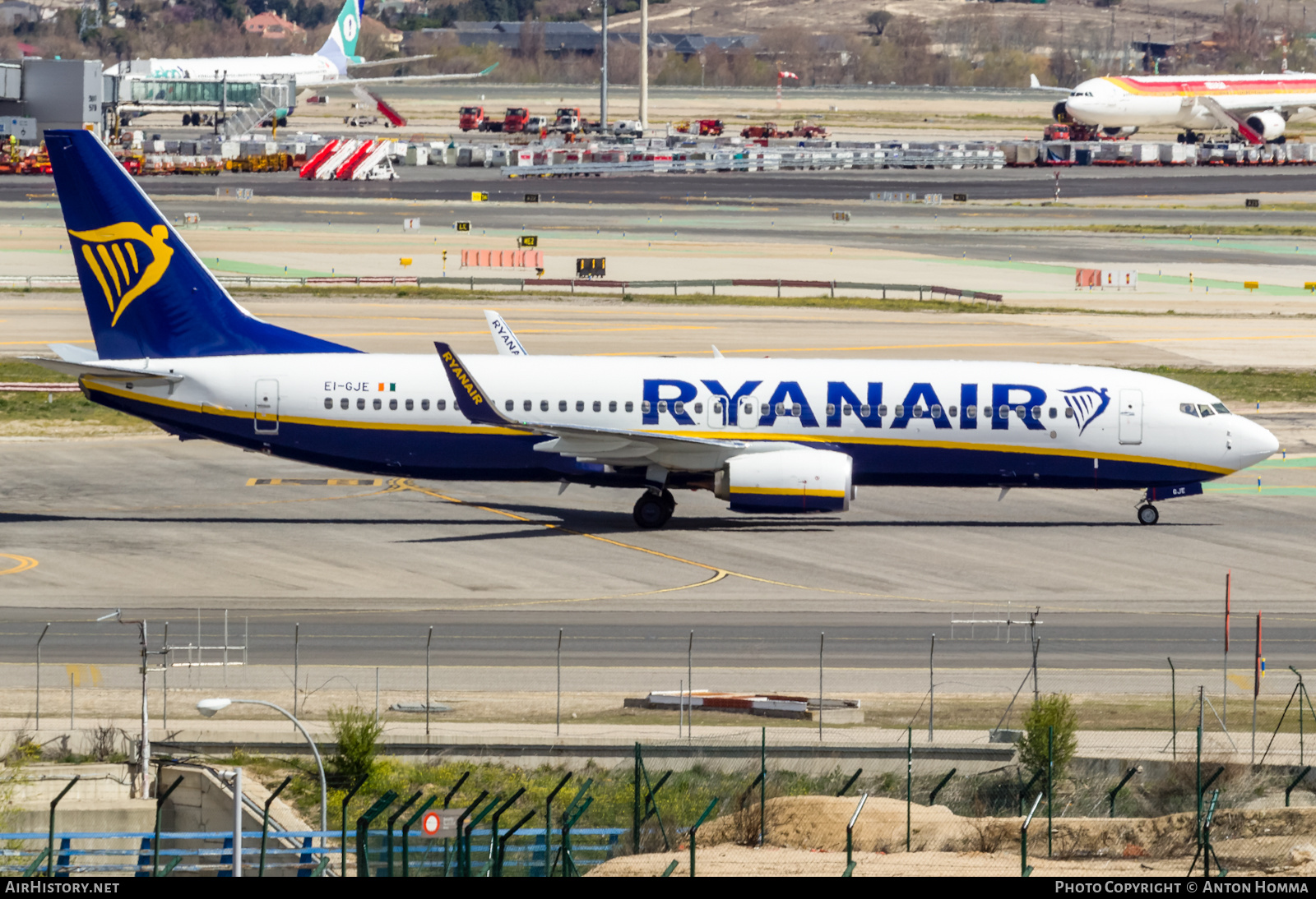 Aircraft Photo of EI-GJE | Boeing 737-800 | Ryanair | AirHistory.net #276722