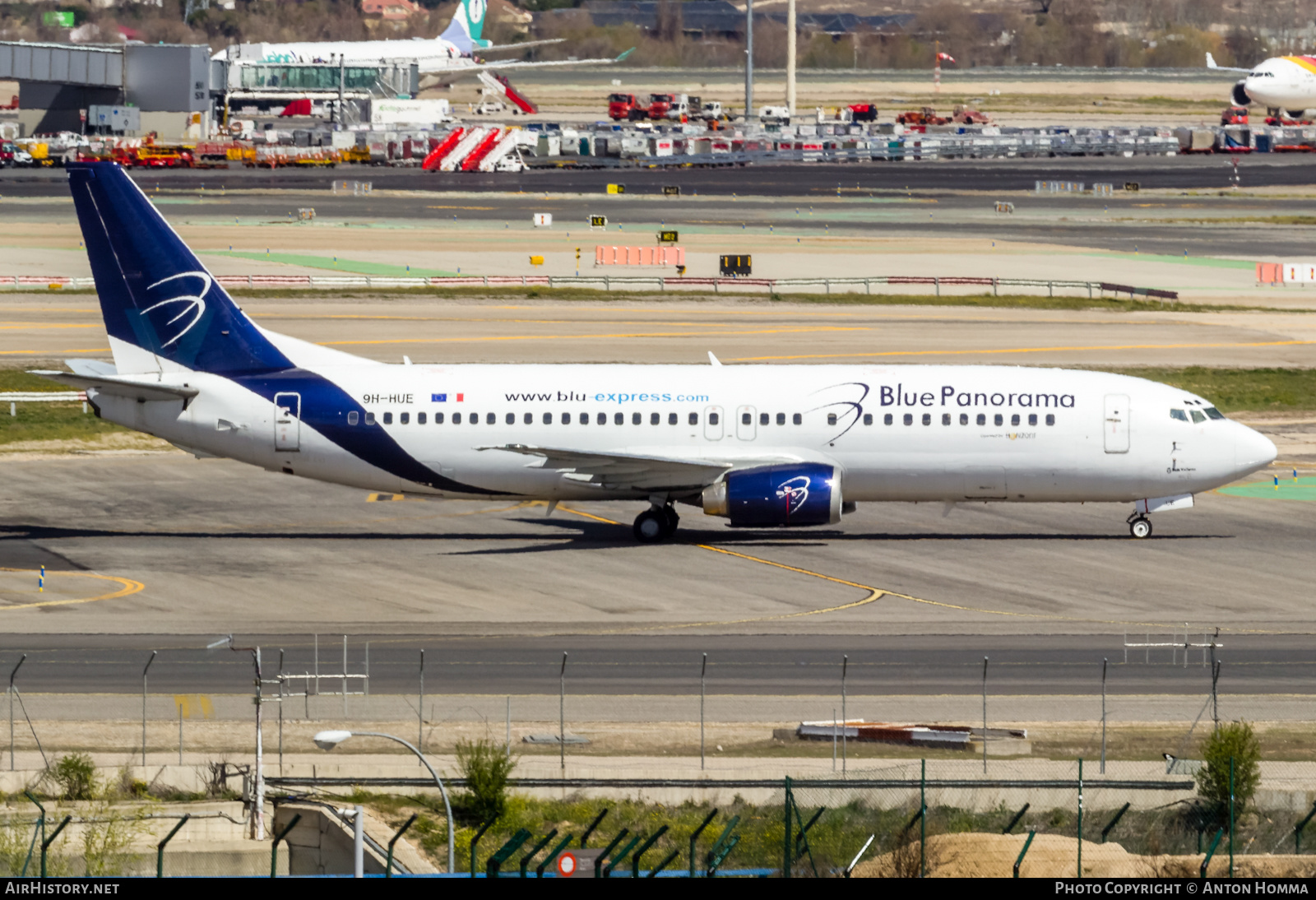 Aircraft Photo of 9H-HUE | Boeing 737-430 | Blue Panorama Airlines | AirHistory.net #276723