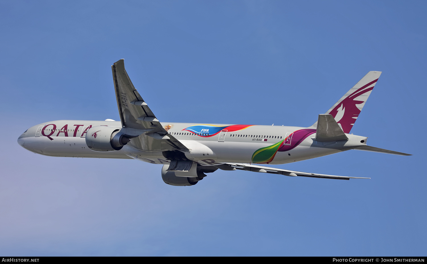 Aircraft Photo of A7-BAX | Boeing 777-3DZ/ER | Qatar Airways | AirHistory.net #276728
