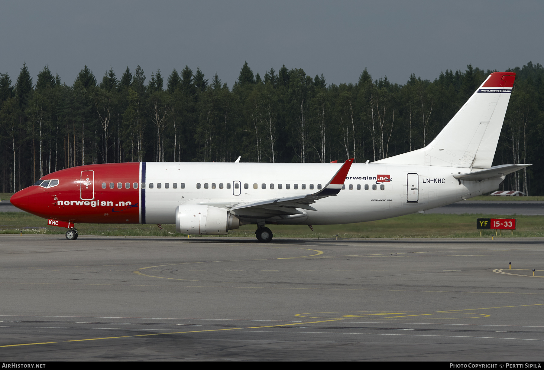 Aircraft Photo of LN-KHC | Boeing 737-31S | Norwegian | AirHistory.net #276733