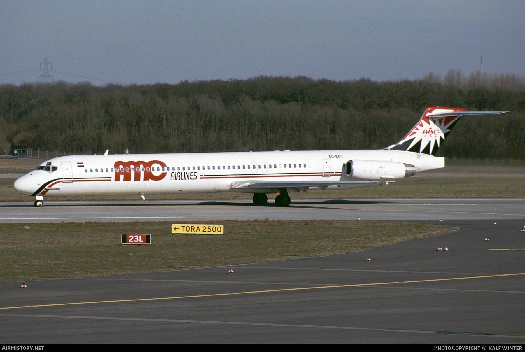Aircraft Photo of SU-BOY | McDonnell Douglas MD-83 (DC-9-83) | AMC Airlines | AirHistory.net #276752
