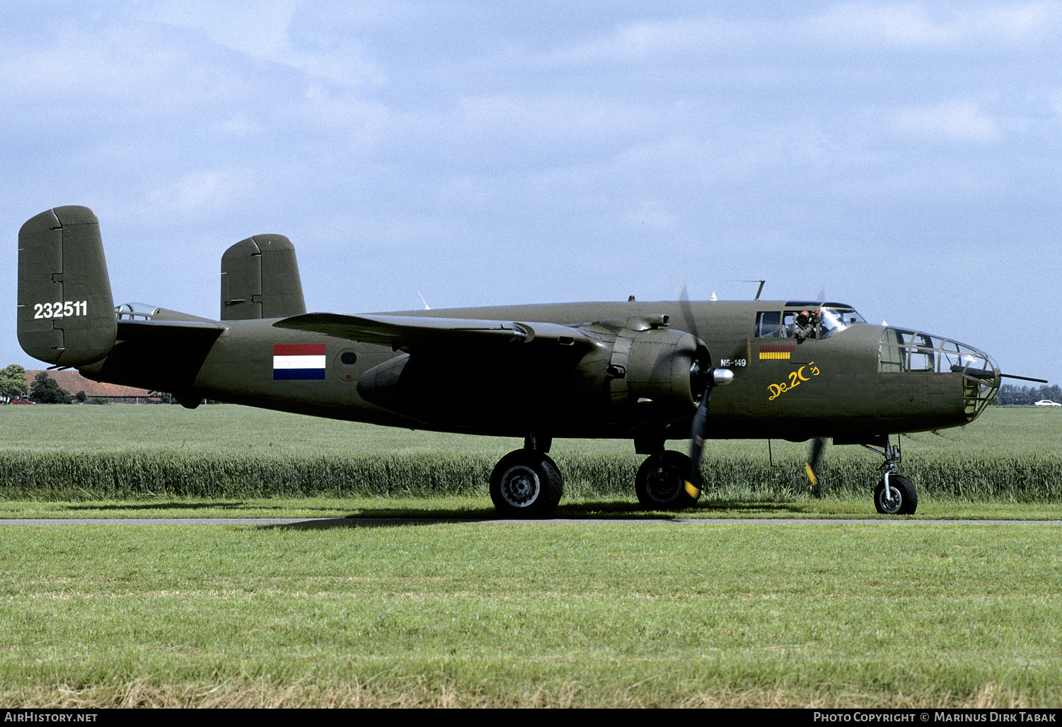 Aircraft Photo of N320SQ / N5-149 | North American B-25N Mitchell | Netherlands East Indies - Air Force | AirHistory.net #276759