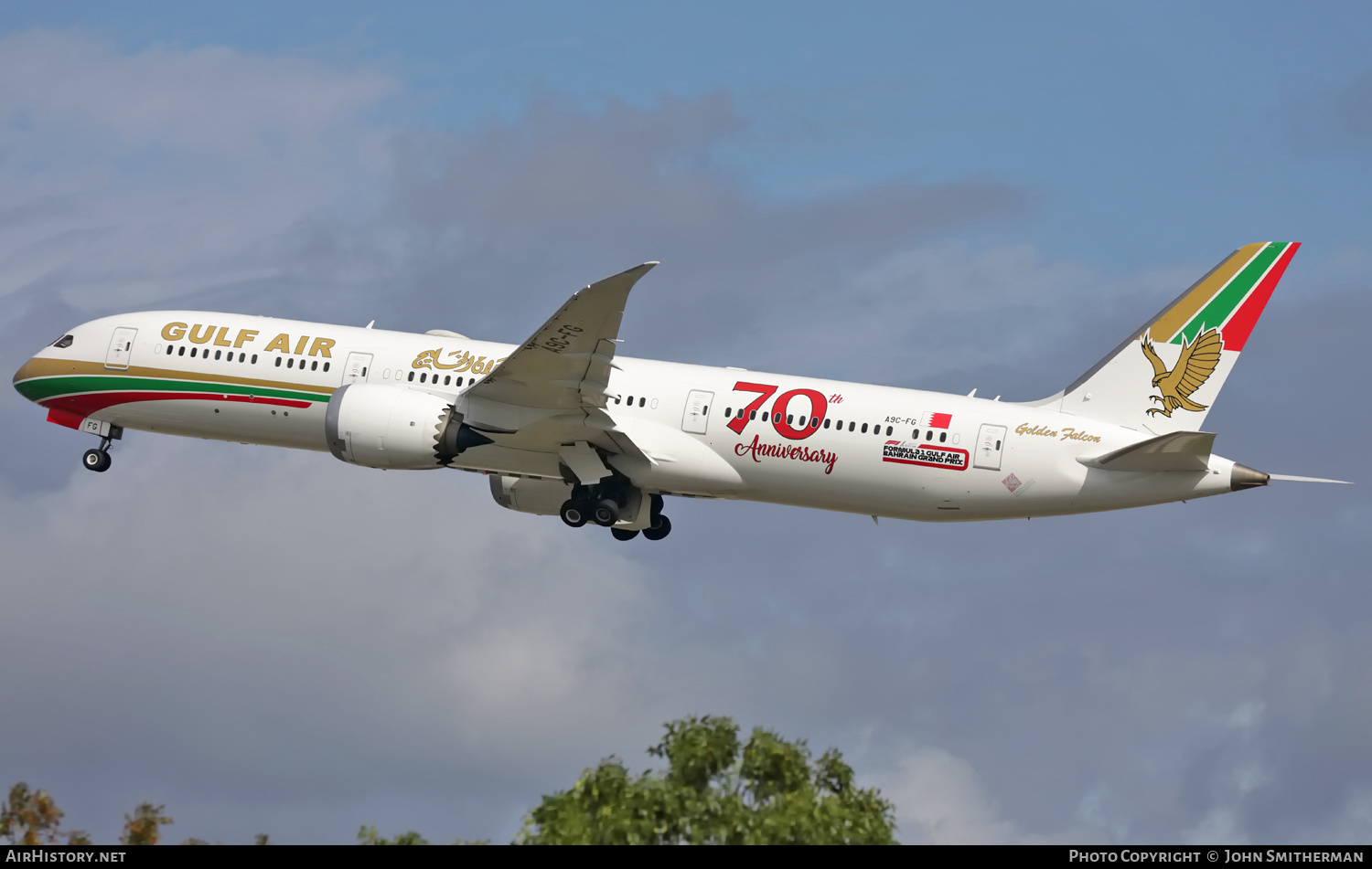 Aircraft Photo of A9C-FG | Boeing 787-9 Dreamliner | Gulf Air | AirHistory.net #276777