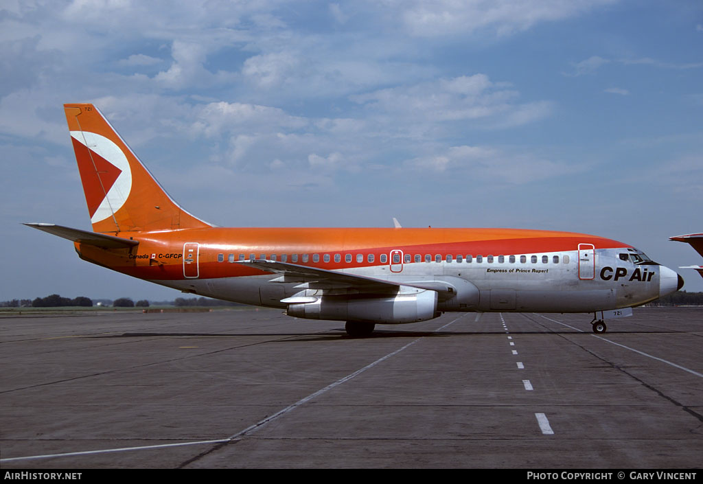 Aircraft Photo of C-GFCP | Boeing 737-217/Adv | CP Air | AirHistory.net #276800
