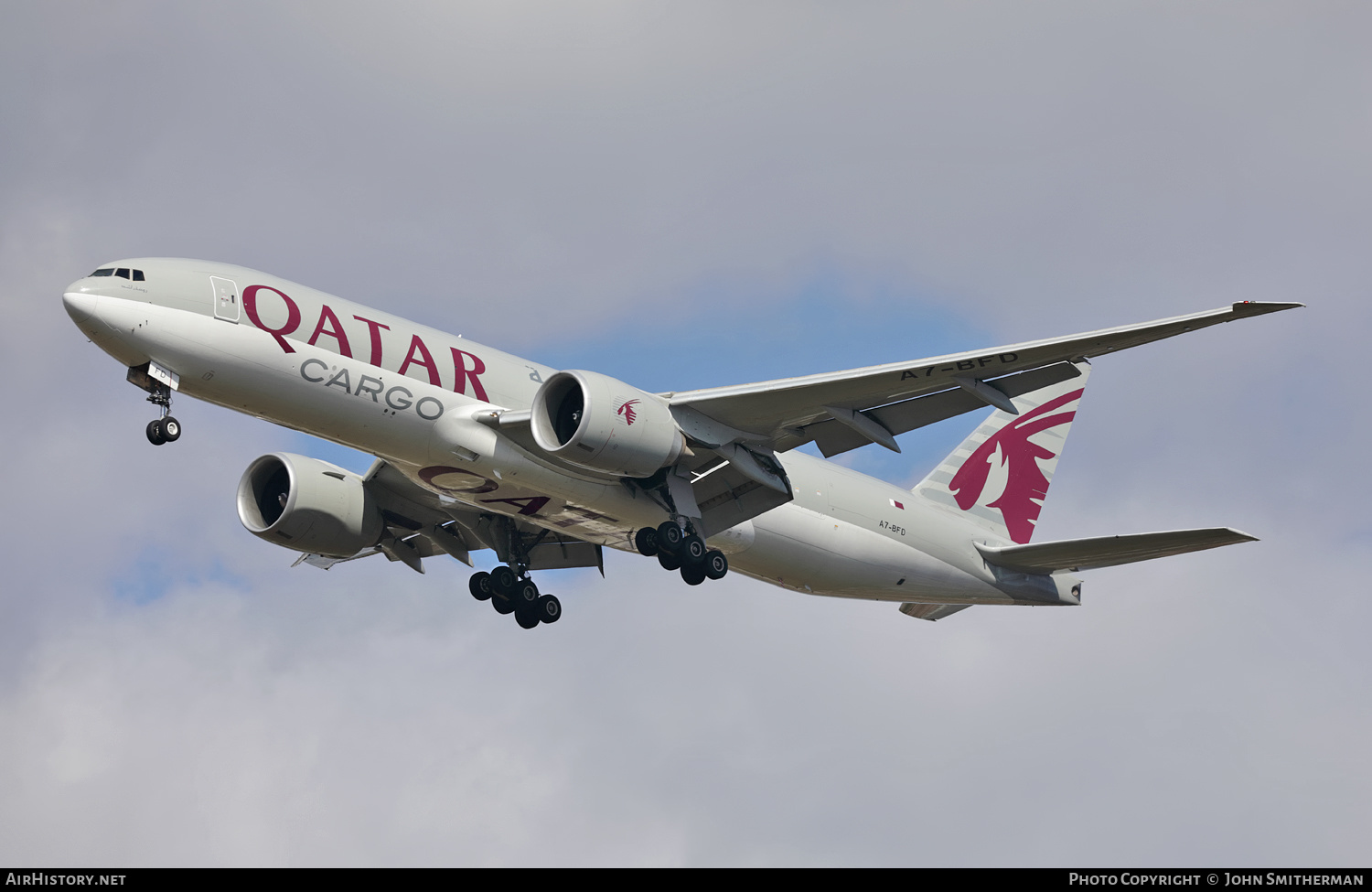Aircraft Photo of A7-BFD | Boeing 777-FDZ | Qatar Airways Cargo | AirHistory.net #276812