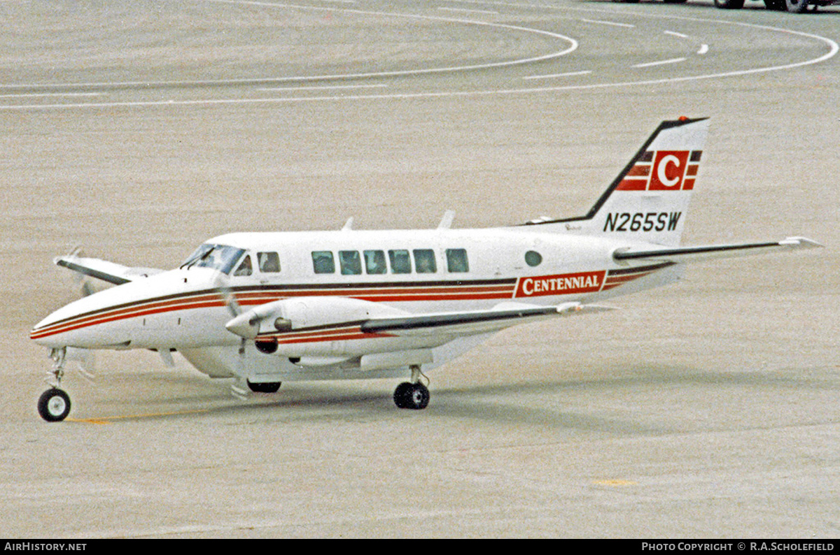 Aircraft Photo of N265SW | Beech C99 Airliner | Centennial Airlines | AirHistory.net #276813