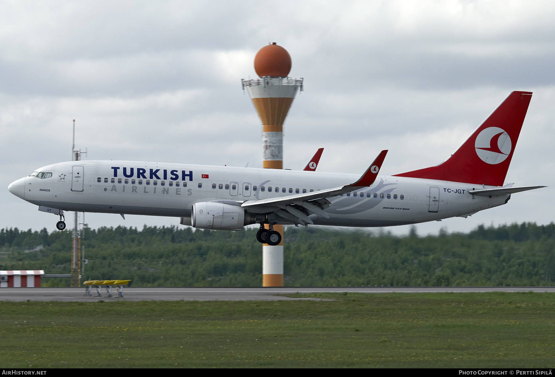 Aircraft Photo of TC-JGT | Boeing 737-8F2 | Turkish Airlines | AirHistory.net #276833