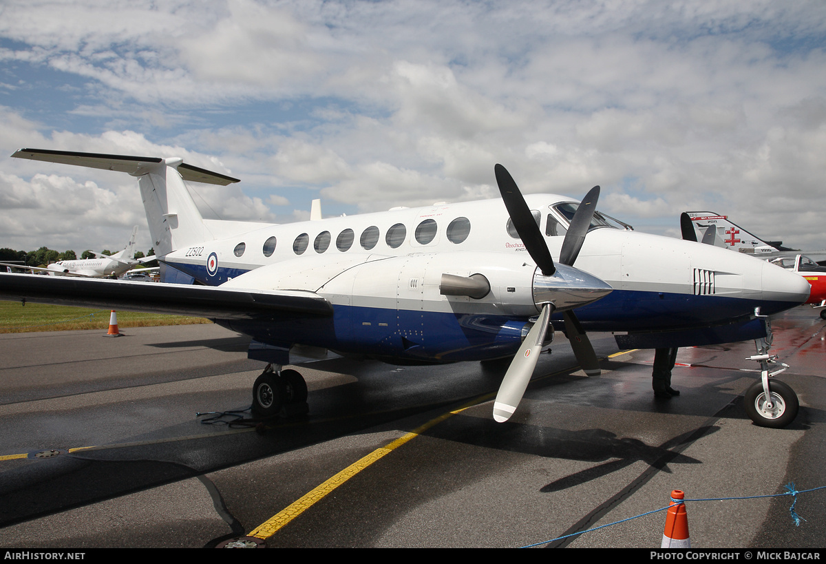 Aircraft Photo of ZZ502 | Hawker Beechcraft 350CER Avenger T1 (300C) | UK - Navy | AirHistory.net #276858