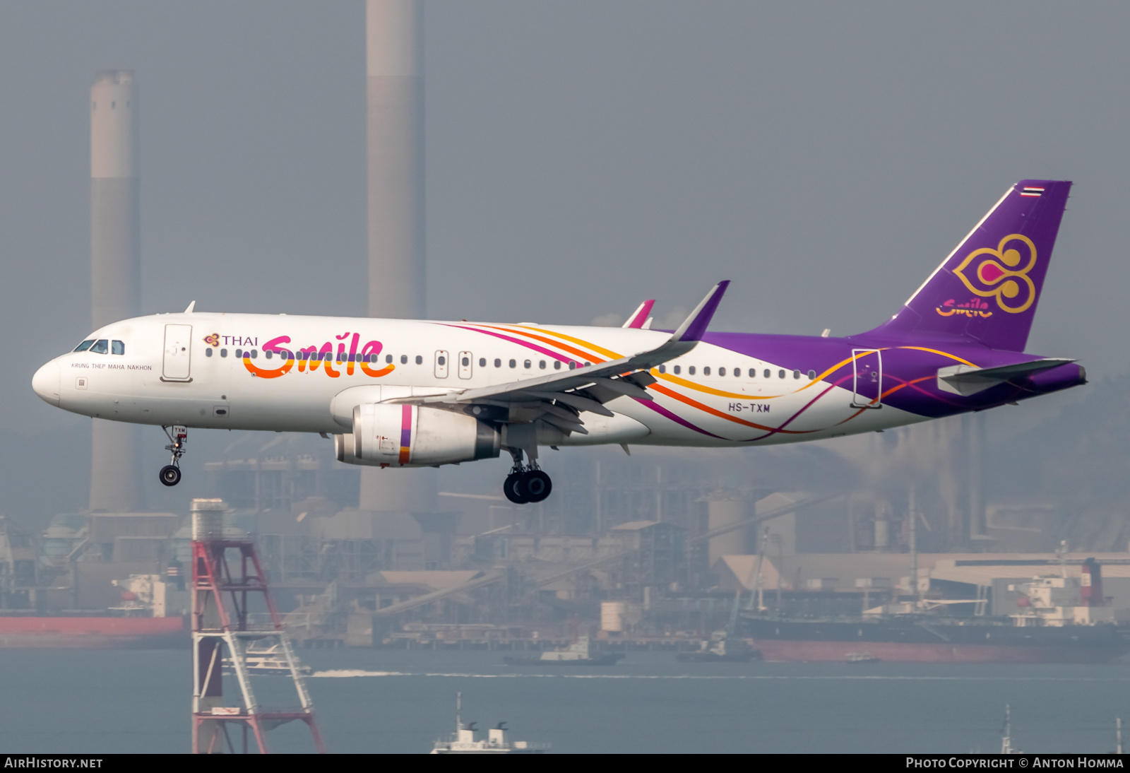 Aircraft Photo of HS-TXM | Airbus A320-232 | Thai Smile | AirHistory.net #276872