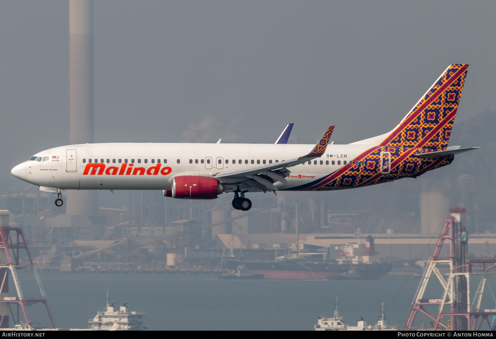 Aircraft Photo of 9M-LCH | Boeing 737-8GP | Malindo Air | AirHistory.net #276891