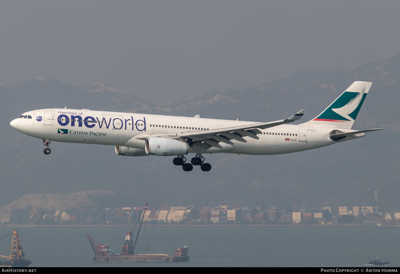 Aircraft Photo of B-HLU | Airbus A330-343E | Cathay Pacific Airways | AirHistory.net #276896