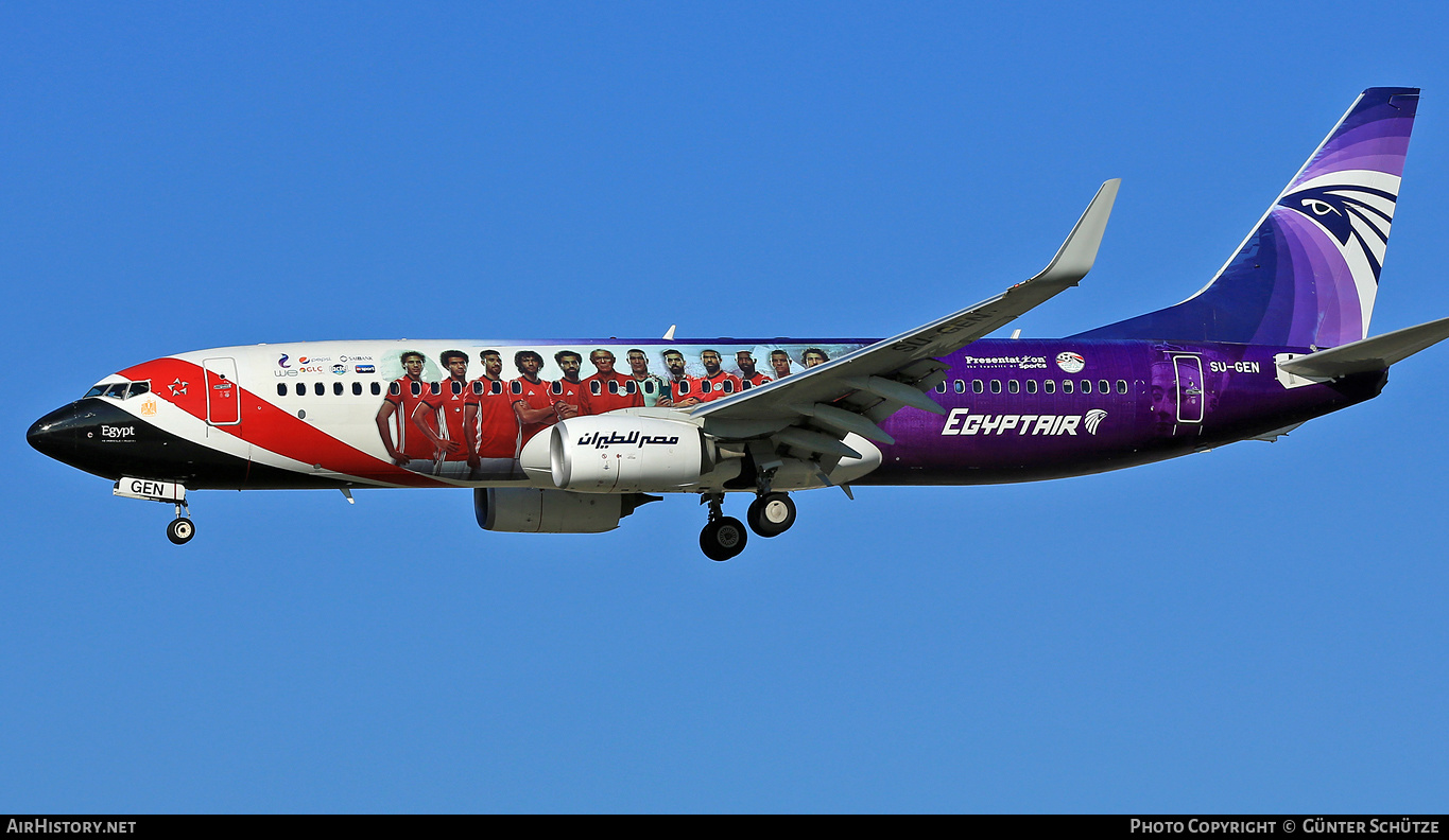 Aircraft Photo of SU-GEN | Boeing 737-800 | EgyptAir | AirHistory.net #276978