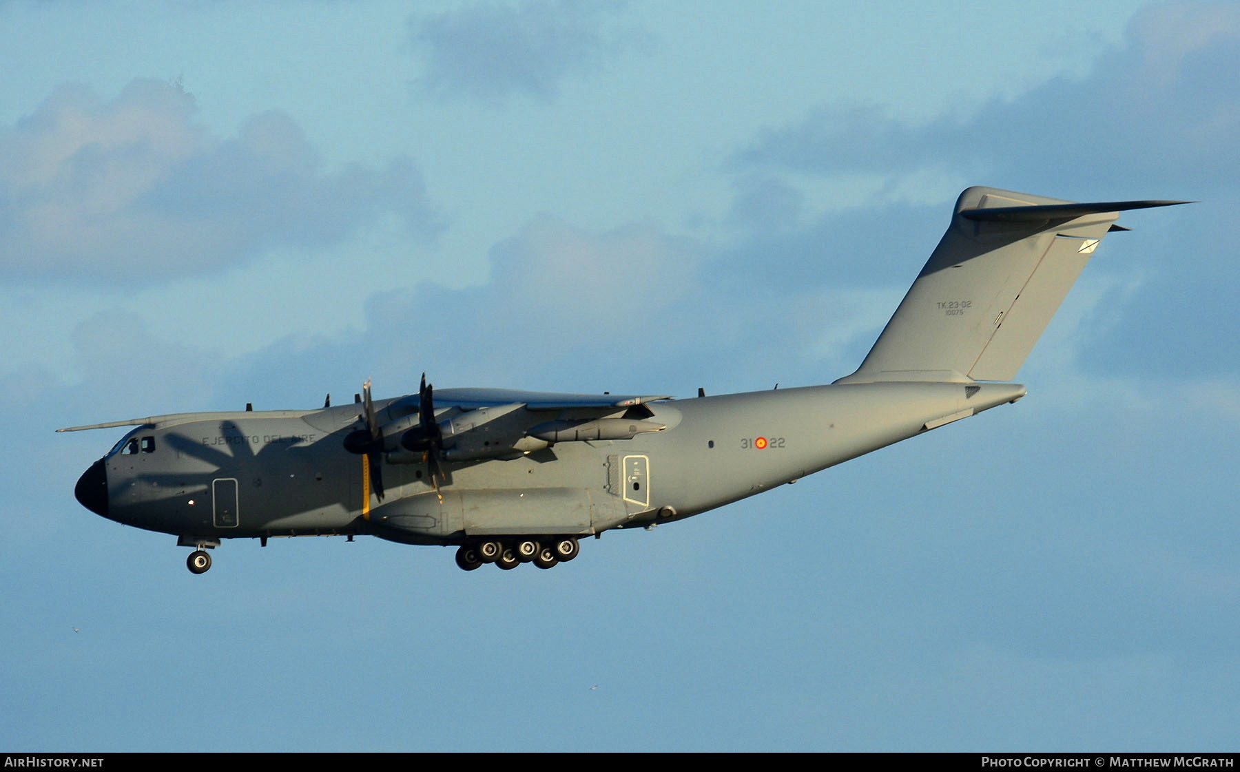 Aircraft Photo of TK.23-02 | Airbus A400M Atlas C1 | Spain - Air Force | AirHistory.net #276998